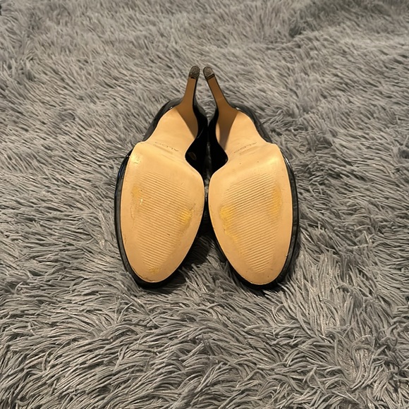 Black Aldo leather platform heels - Picture 4 of 5